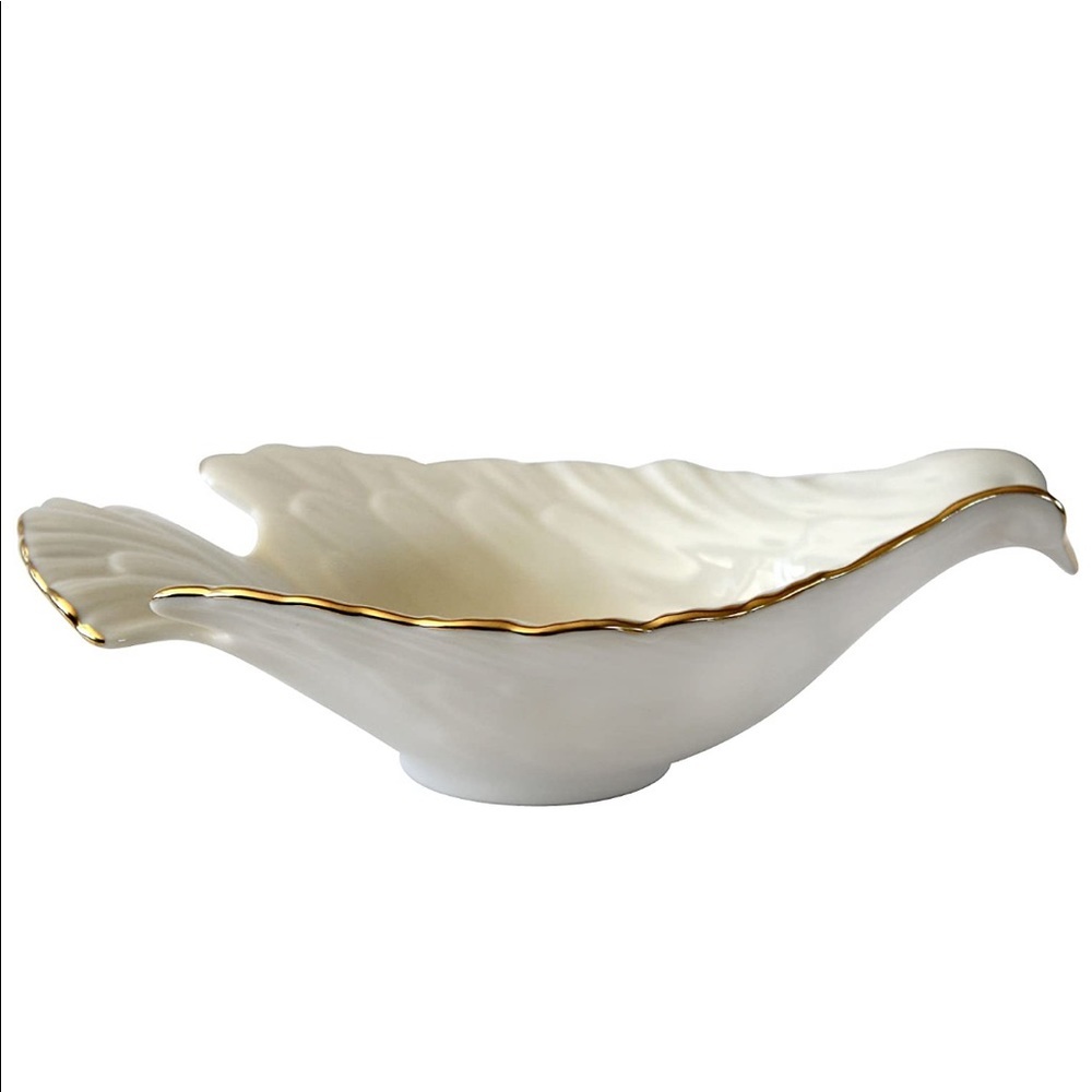 Lenox Dove Bird Candy/Nut Dish Bowl Gold Trim (3)